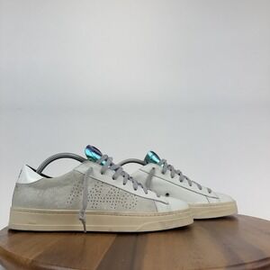 New Womens P448 Jack Black Metallic Glim Comfort Casual Sneakers Shoe Size EU 42